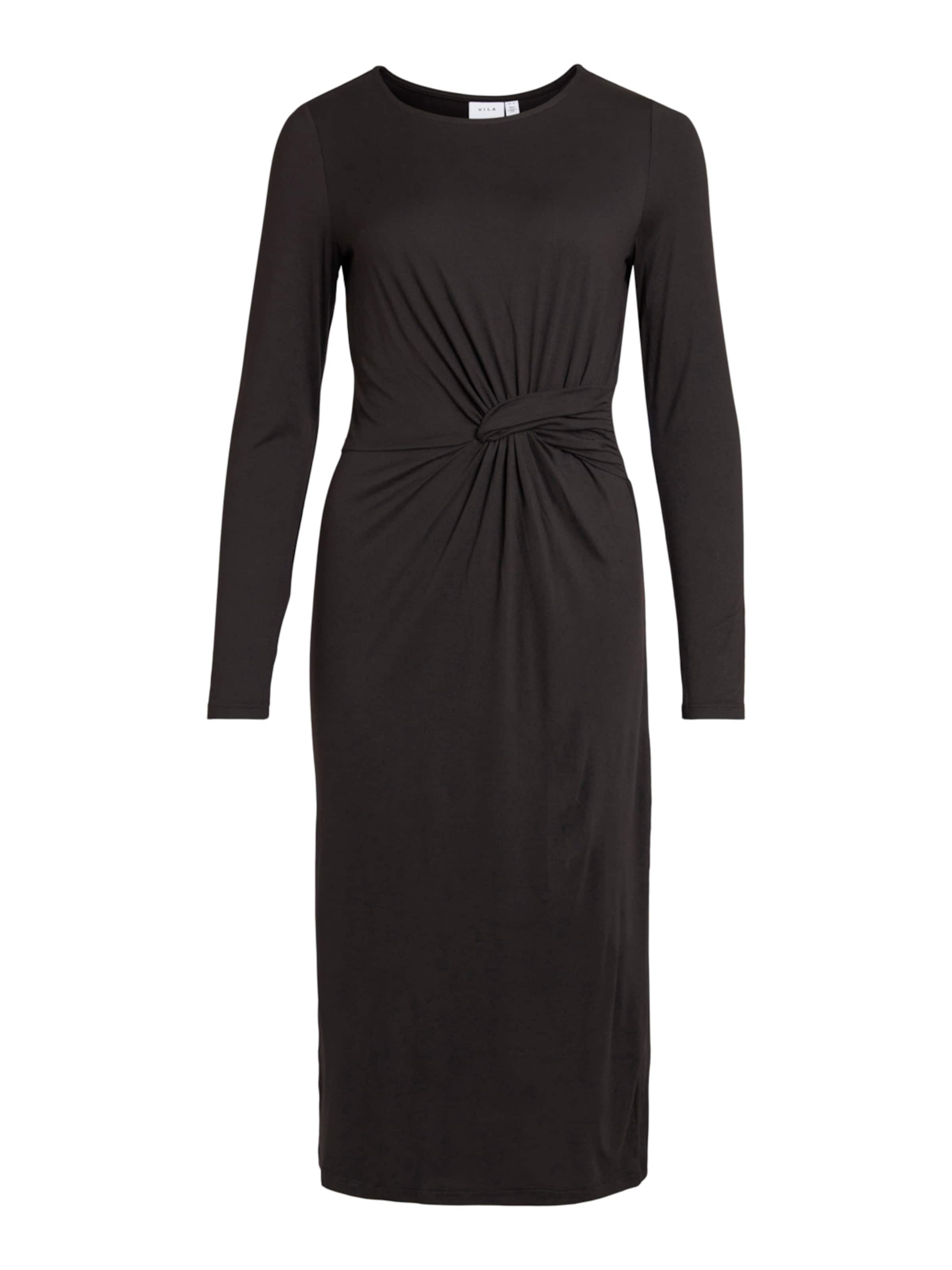 VILA Dress in Black: front