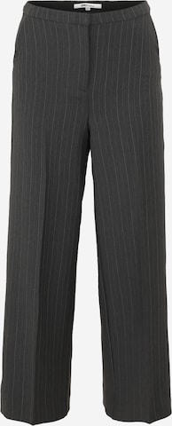 pilka Only Petite Plačios klešnės Kelnės su kantu 'ONLAGGIE': priekis