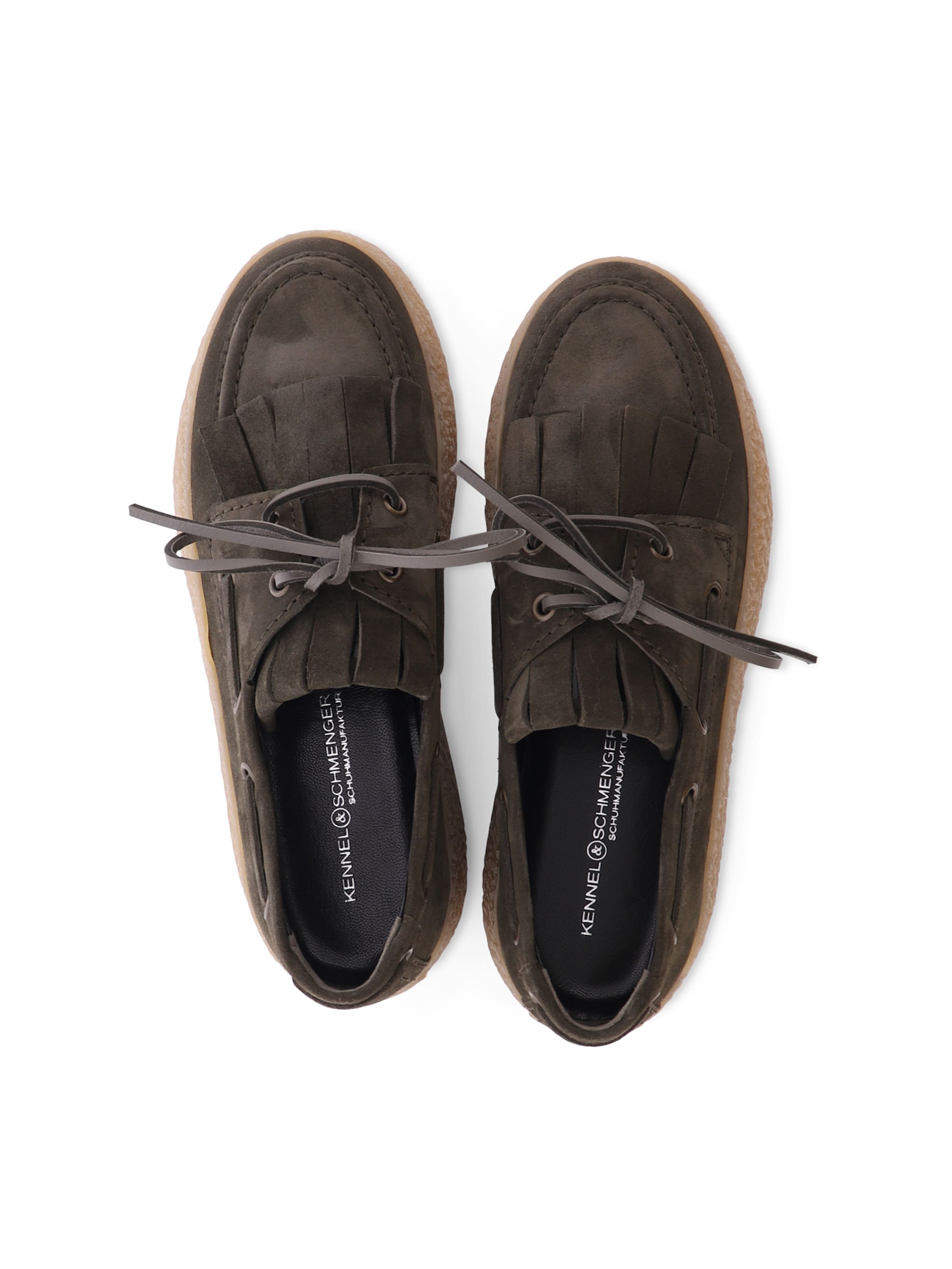 Mocassin 'PIT' Kennel & Schmenger en vert