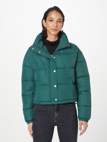 Veste mi-saison HOLLISTER en vert : devant