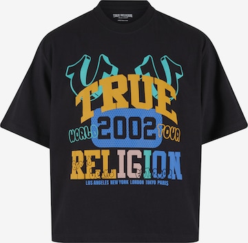 True Religion Koszulka 'University' w kolorze czarny: przód