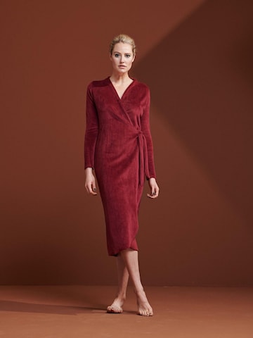 ESSENZA Dressing Gown 'Vera' in Red