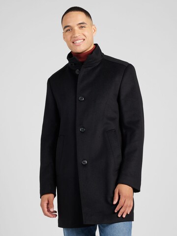 JOOP! Between-Seasons Coat 'Maron' in Black: front