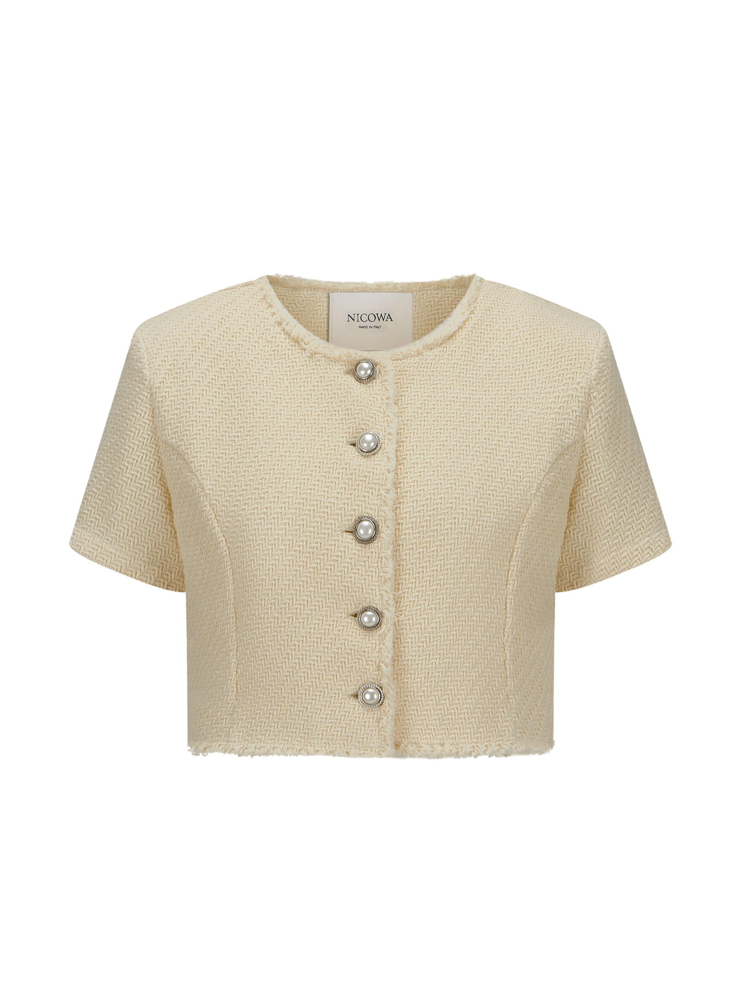 Nicowa Blazers 'BIANCIWO' in Beige: voorkant