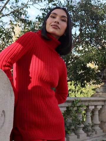 Pantalons de tailleur Anushka en rouge