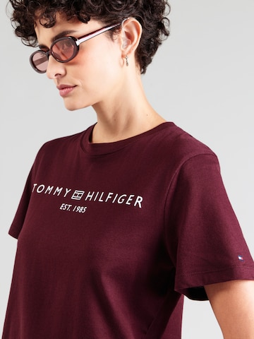 Tricou de la TOMMY HILFIGER pe roșu