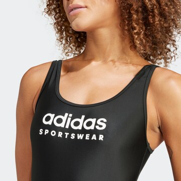 ADIDAS SPORTSWEAR Bralette Sports swimsuit in Black