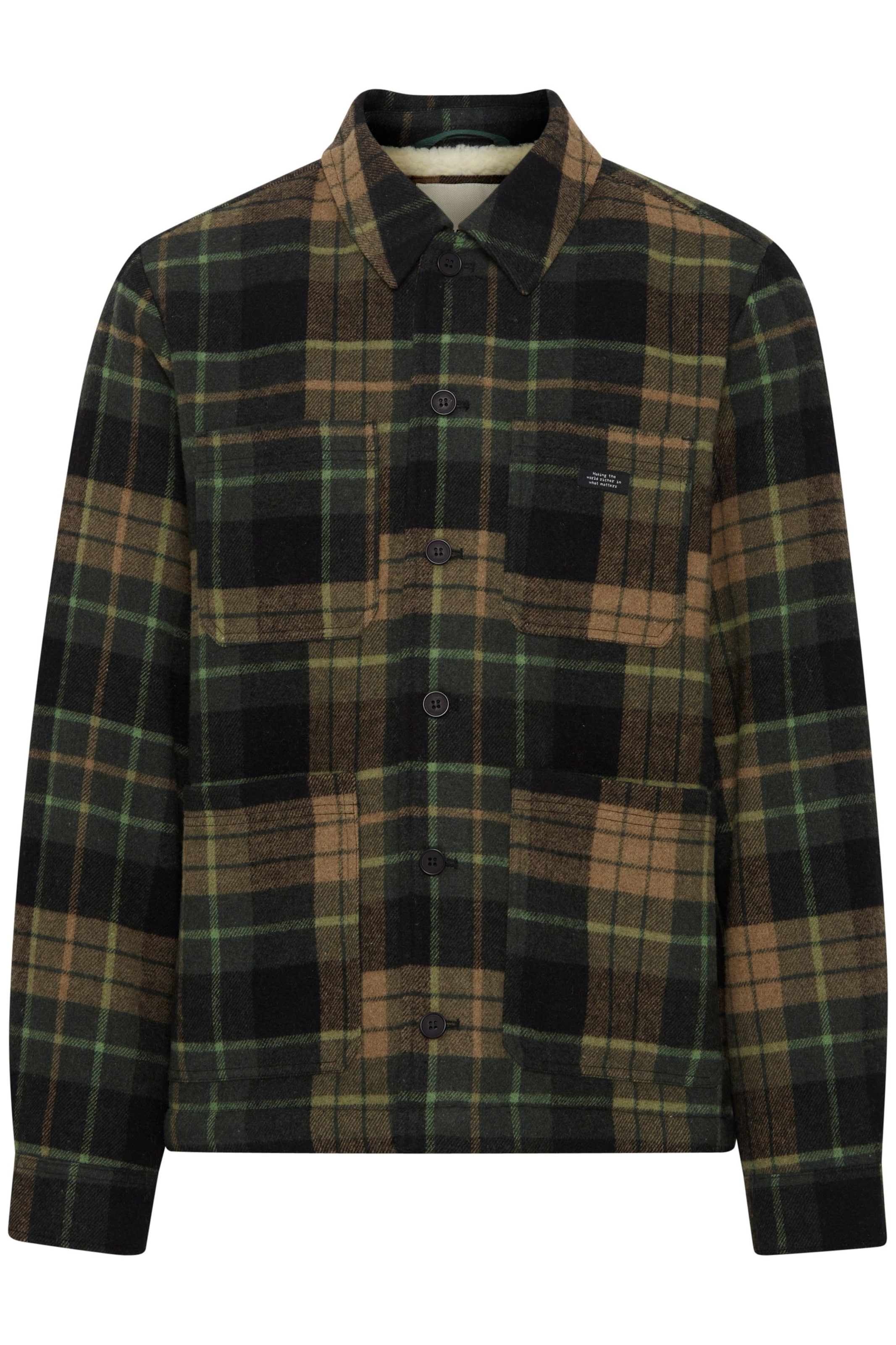 BLEND Between-Season Jacket in Green: front