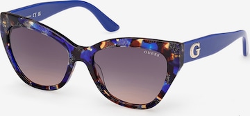 Occhiali da sole di GUESS in blu: frontale