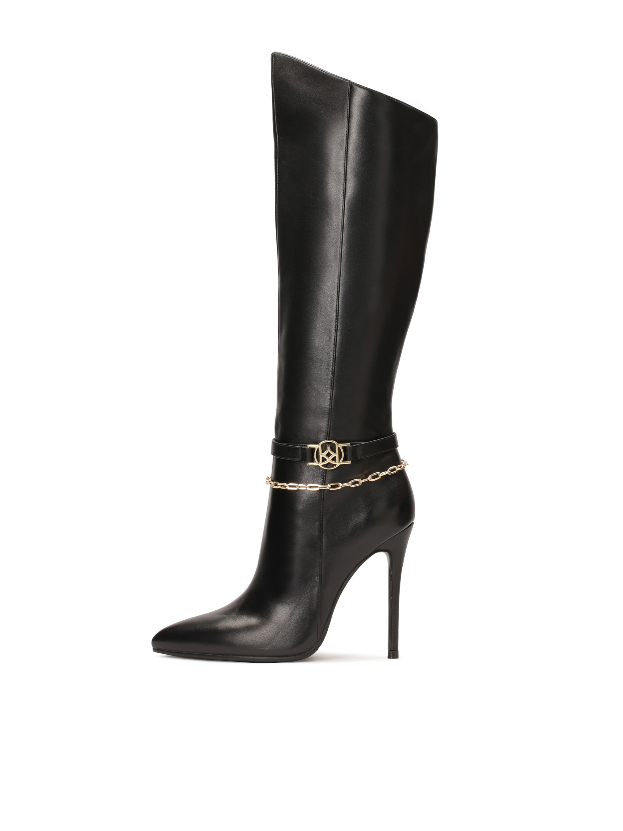 Kazar Μπότες σε μαύρο: μπροστά