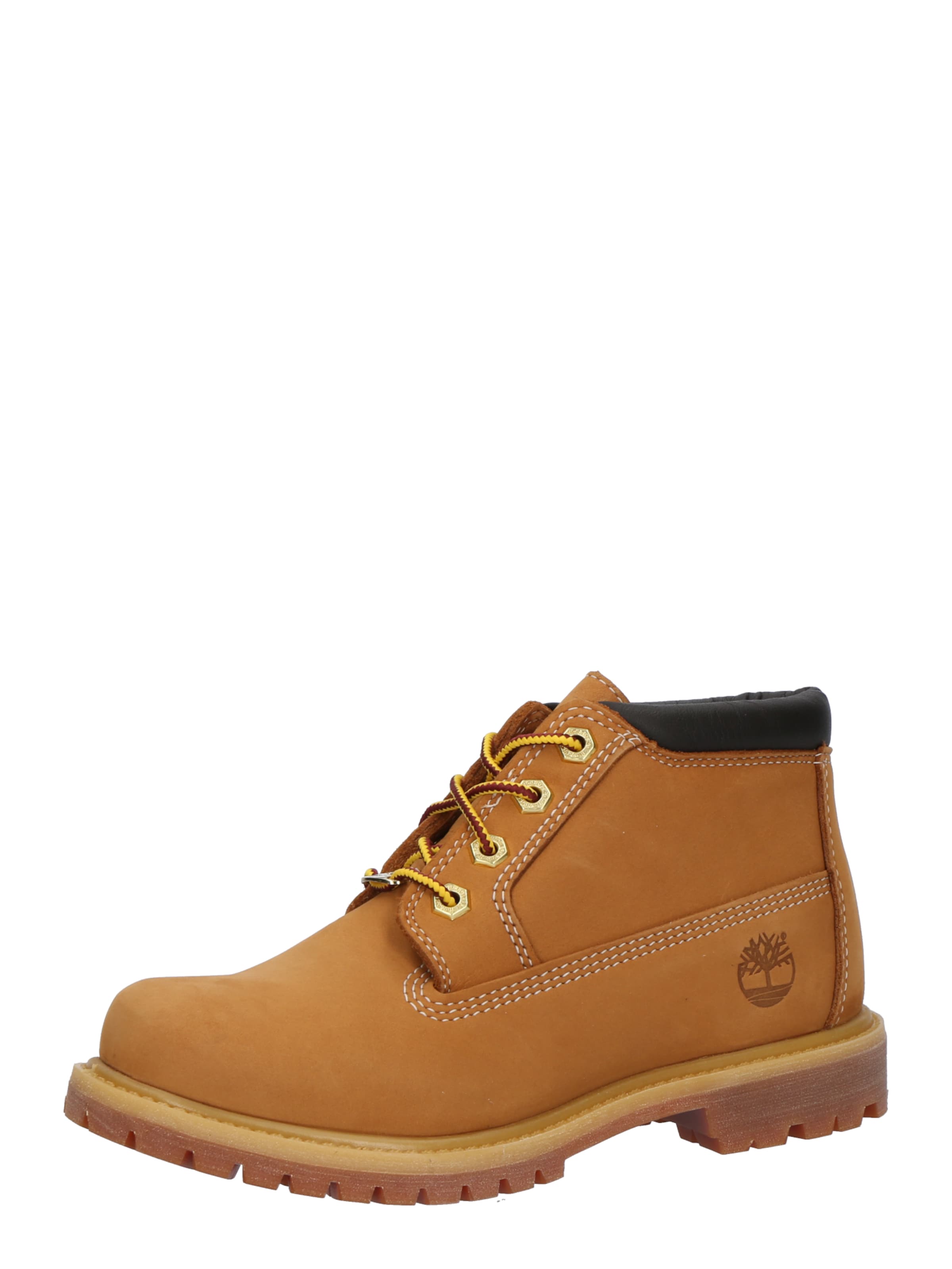 Bottines à lacets TIMBERLAND en marron : devant