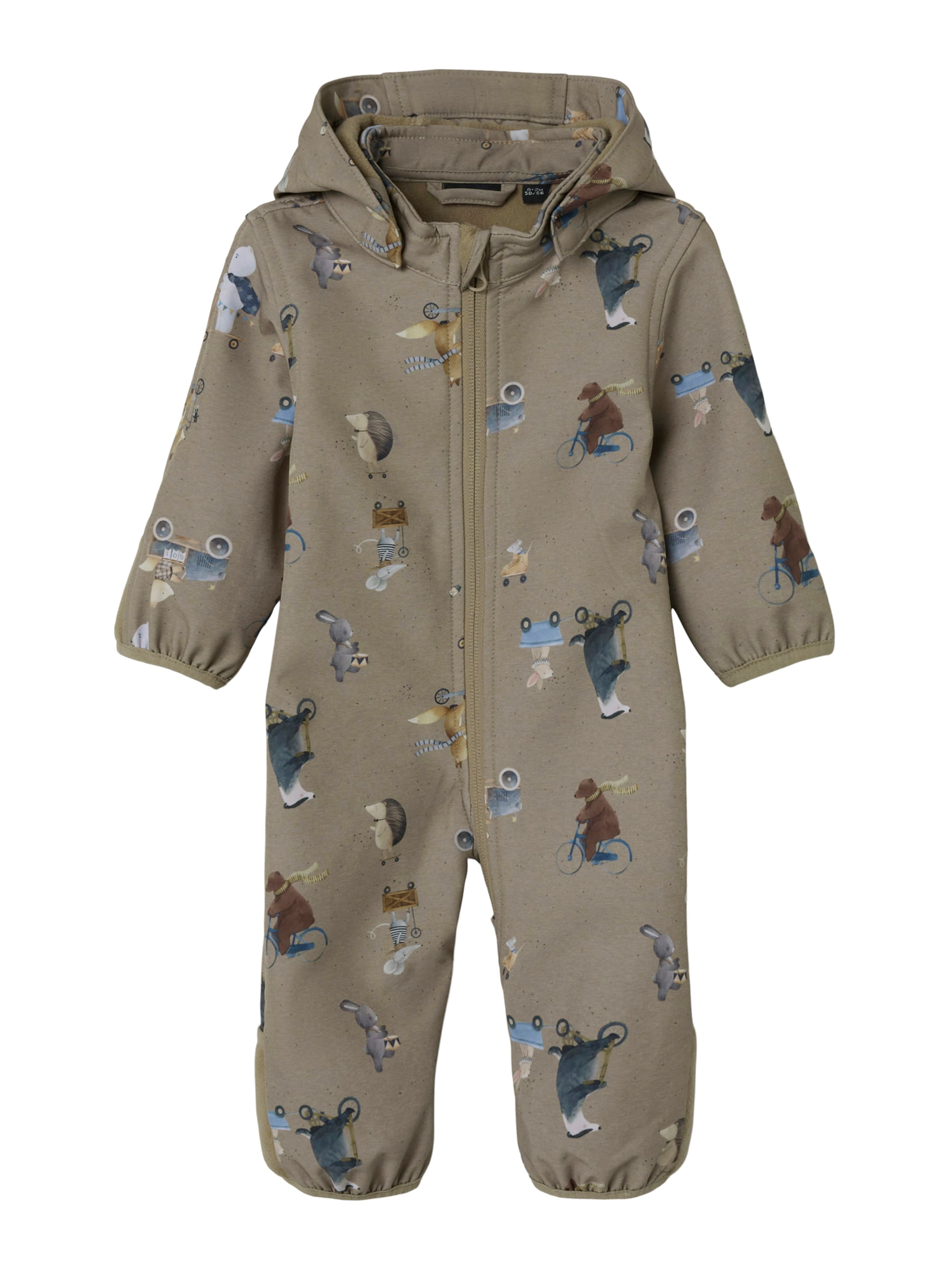 NAME IT Λειτουργικό κουστούμι 'NBNAlfa08' σε καφέ: μπροστά