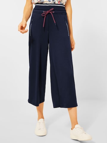 CECIL Wide Leg Hose in Blau: predná strana