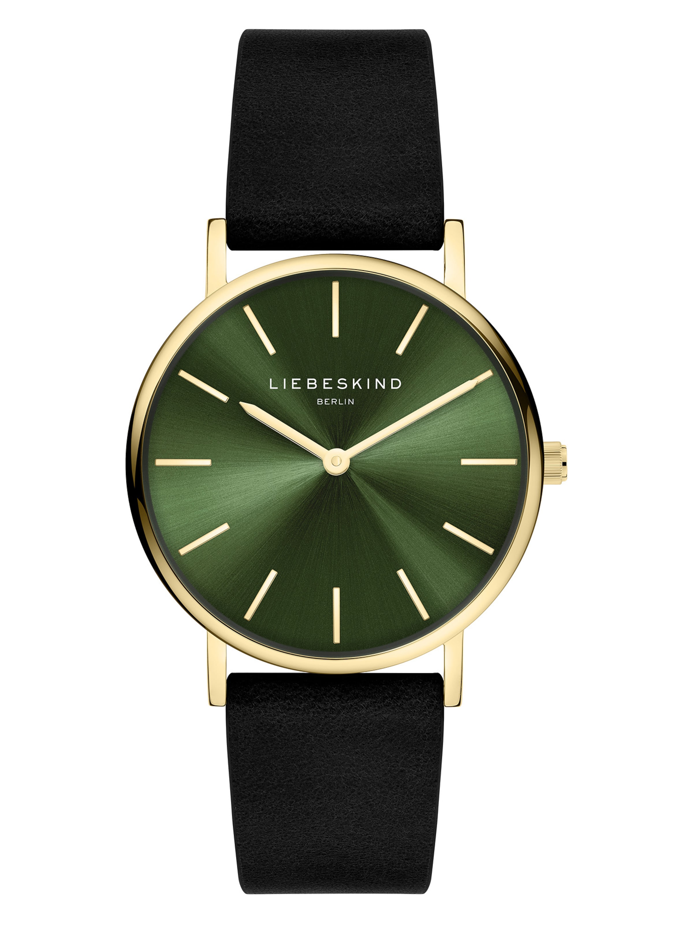 Liebeskind Berlin Analoguhr in Schwarz: Vorderseite