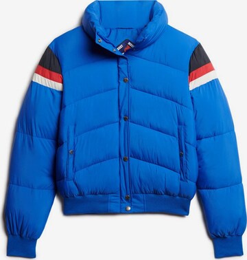 Veste mi-saison Superdry en bleu : devant