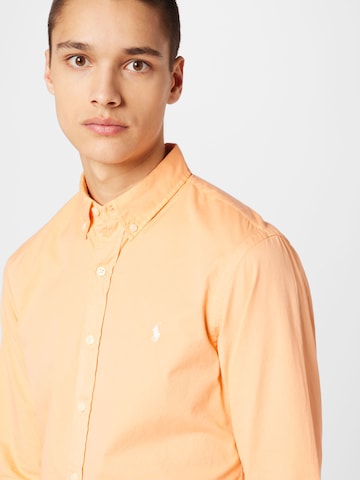 oranžinė Polo Ralph Lauren Priglundantis modelis Marškiniai