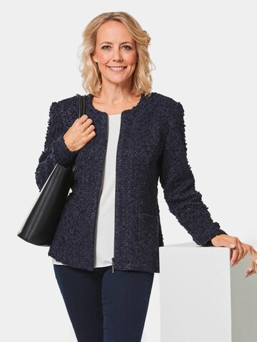 Goldner Blazer in Blau