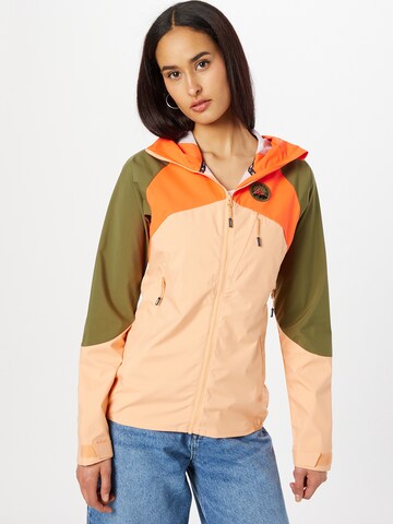 Maloja - Chaqueta deportiva 'Emerita' en naranja: frente