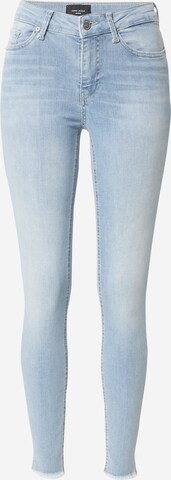 VERO MODA - Skinny Vaquero 'Peach' en azul: frente