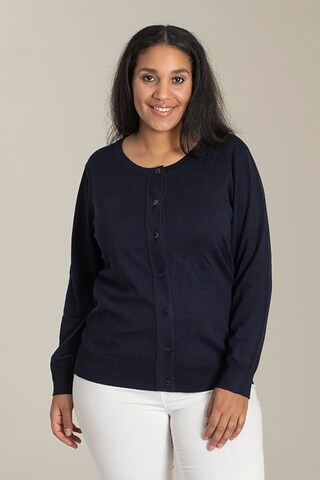 SANDGAARD Knit Cardigan in Blue: front