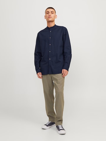 JACK & JONES Comfort fit Overhemd 'Summer Band' in Blauw