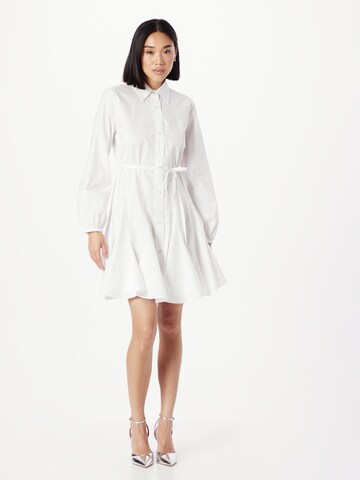 HUGO Red - Vestido camisero 'Karoma' en blanco: frente