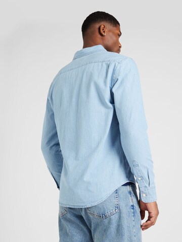 LEVI'S ® Tavaline suurus Triiksärk 'Sunset 1 Pocket Standard', värv sinine