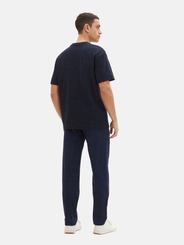 TOM TAILOR Tapered Chino Pants in Blue