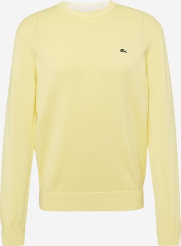 LACOSTE - Jersey en amarillo: frente