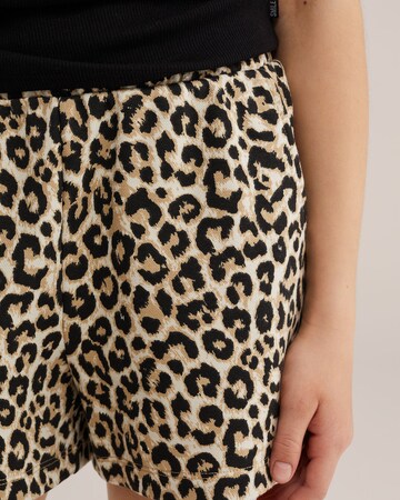 Loosefit Pantalon WE Fashion en beige