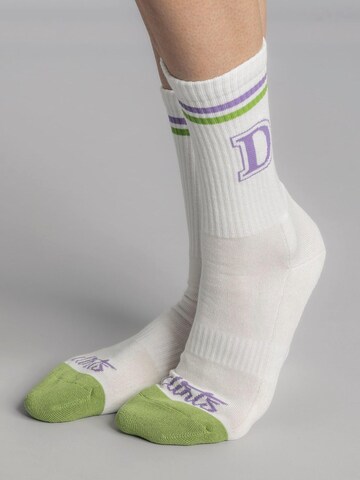 Dirts Socken 'College Socks'‌‌ in Weiß