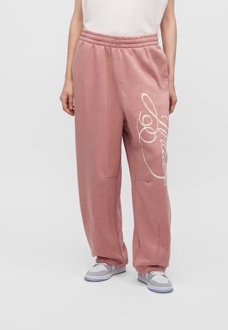 JordanLoosefit Hlače 'Brooklyn Fleece' - roza boja: prednji dio