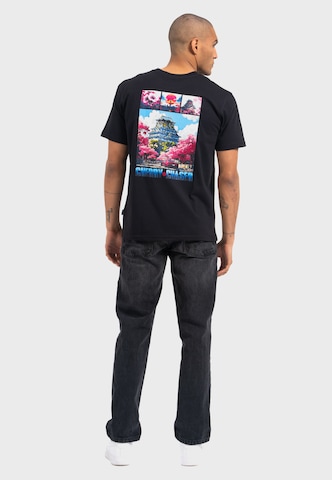 Oldskull T-Shirt 'Retro Cherry Chaser Logo Graphic' in Schwarz