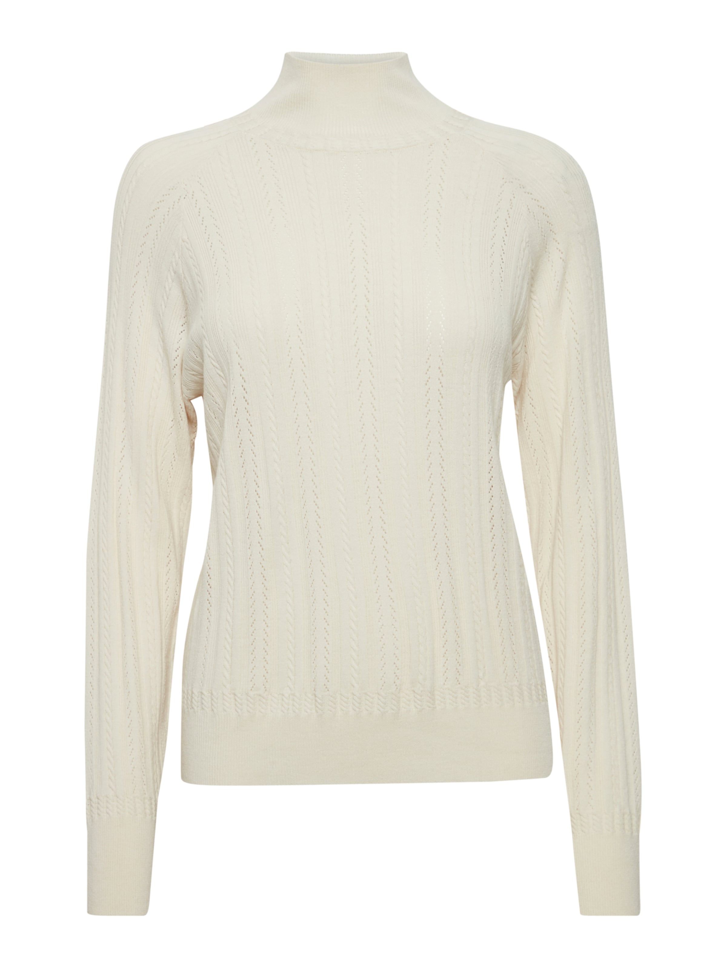 ICHI Sweater 'ALMESA' in Beige: front