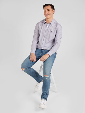 Slim fit Camicia di BURTON MENSWEAR LONDON in blu