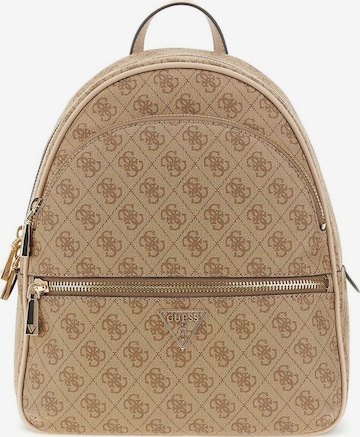 GUESS - Mochila 'Manhattan Ii Large Backpack' en marrón: frente