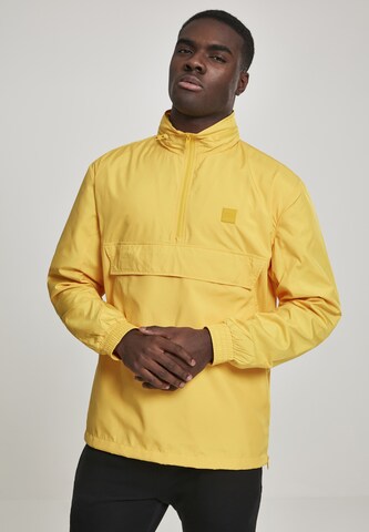 Urban Classics Between-Season Jacket in Yellow: front