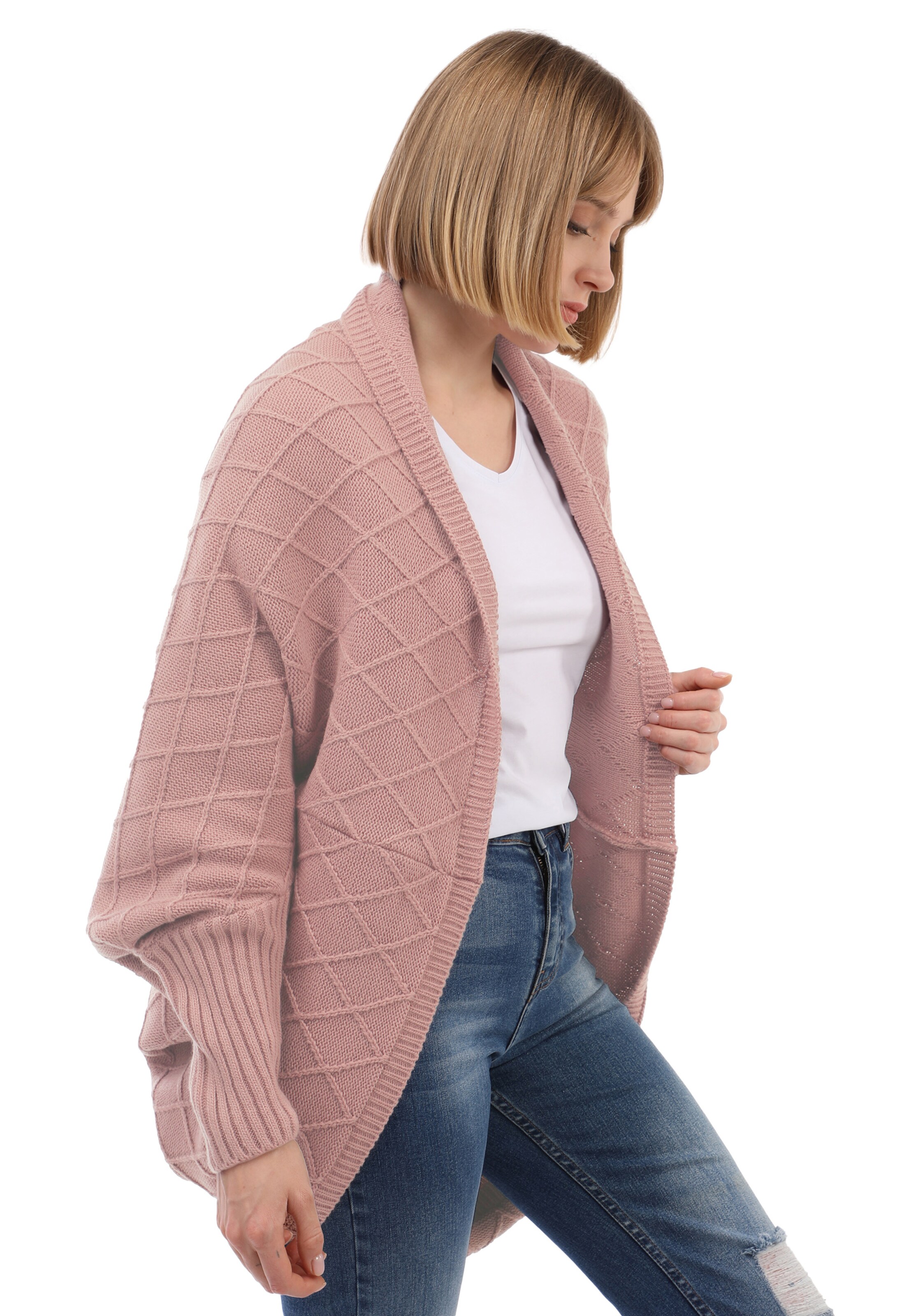 rozā Jimmy Sanders Adīta jaka