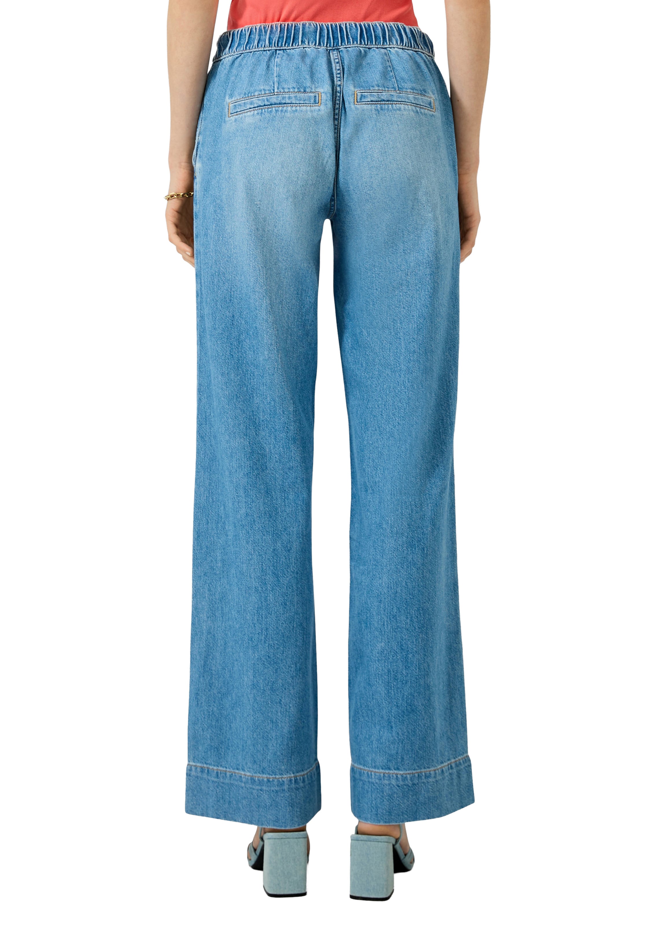 QS Regular Jeans in Blau