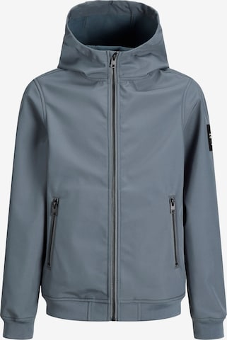 Jack & Jones Junior Weatherproof jacket in Grey: front