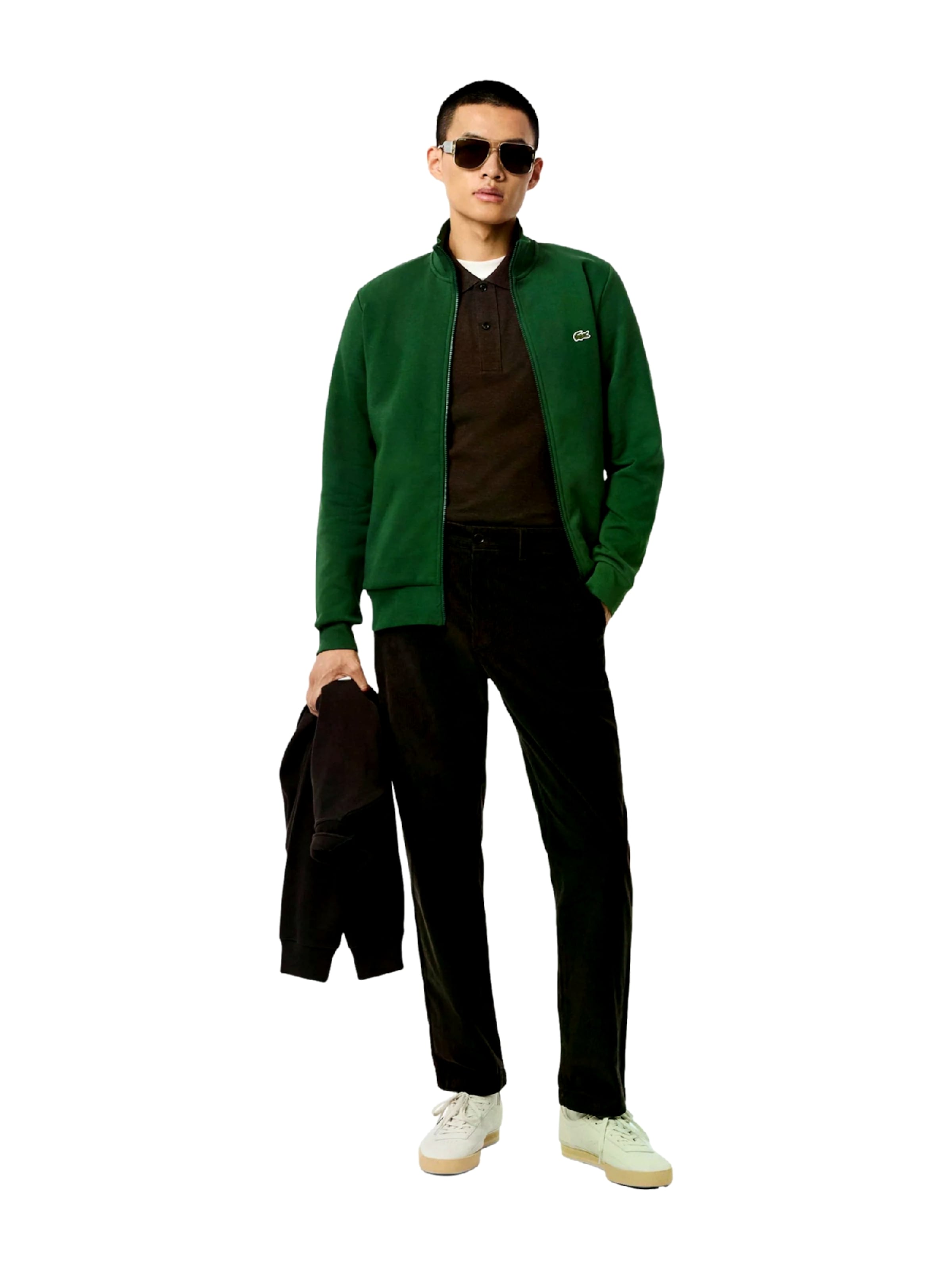 Veste de survêtement LACOSTE en vert