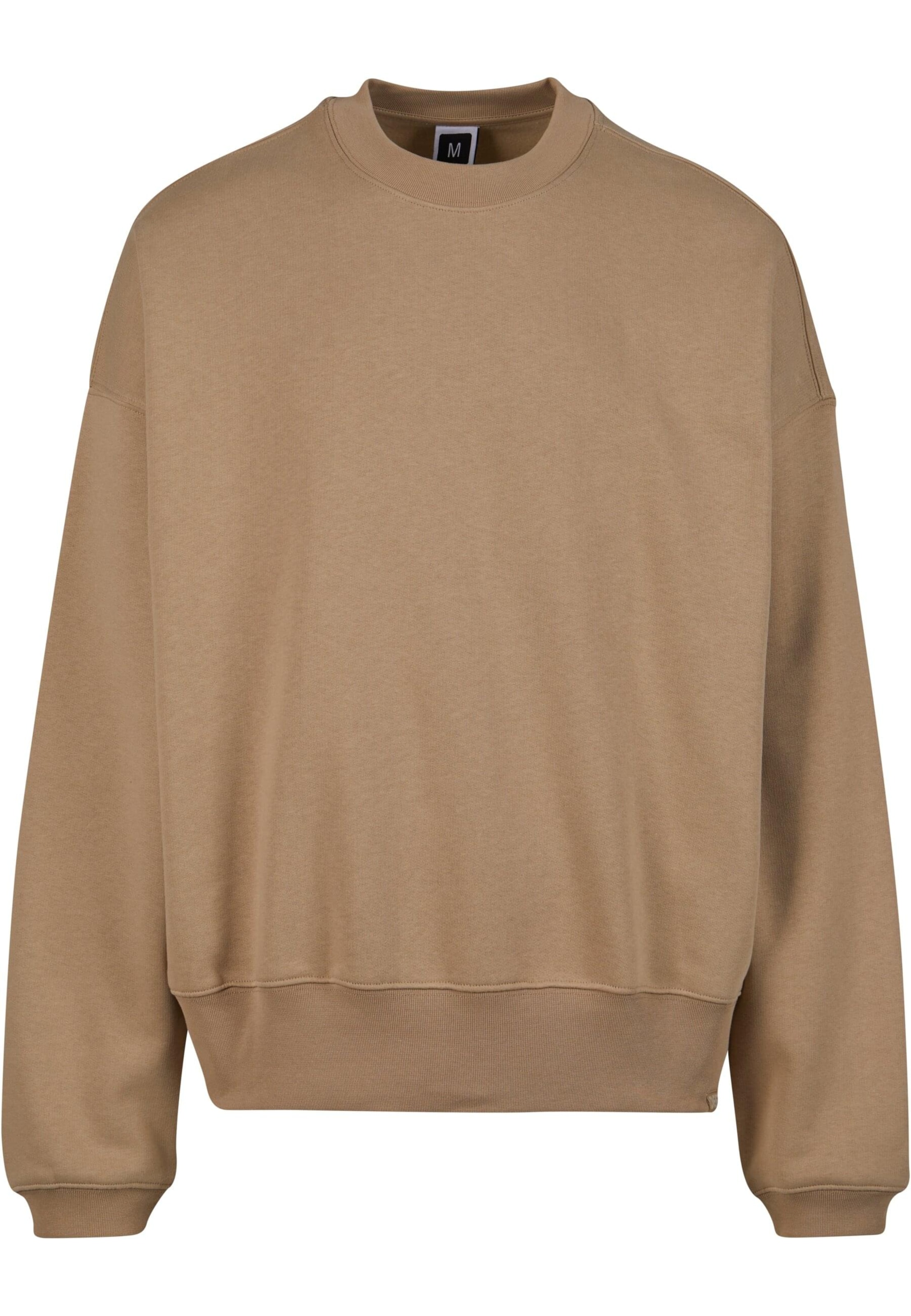 Felpa di DEF in beige: frontale