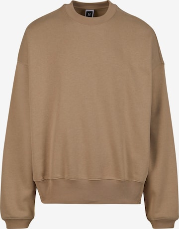 Sweat-shirt DEF en beige : devant