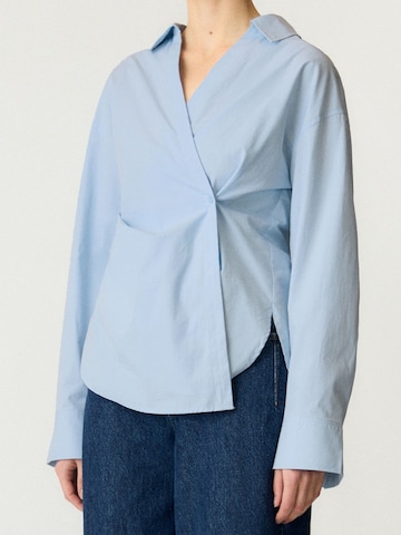 Camicia da donna 'AREMIA' di YAS in blu
