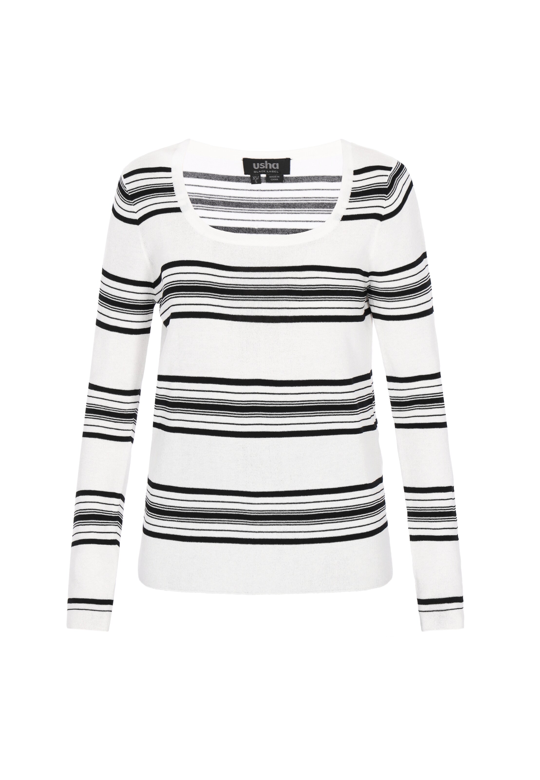 Pull-over usha BLACK LABEL en blanc : devant