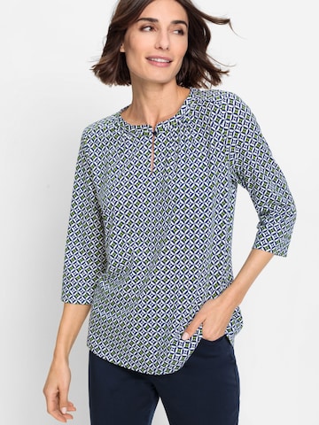 Olsen Shirt in Blauw: voorkant