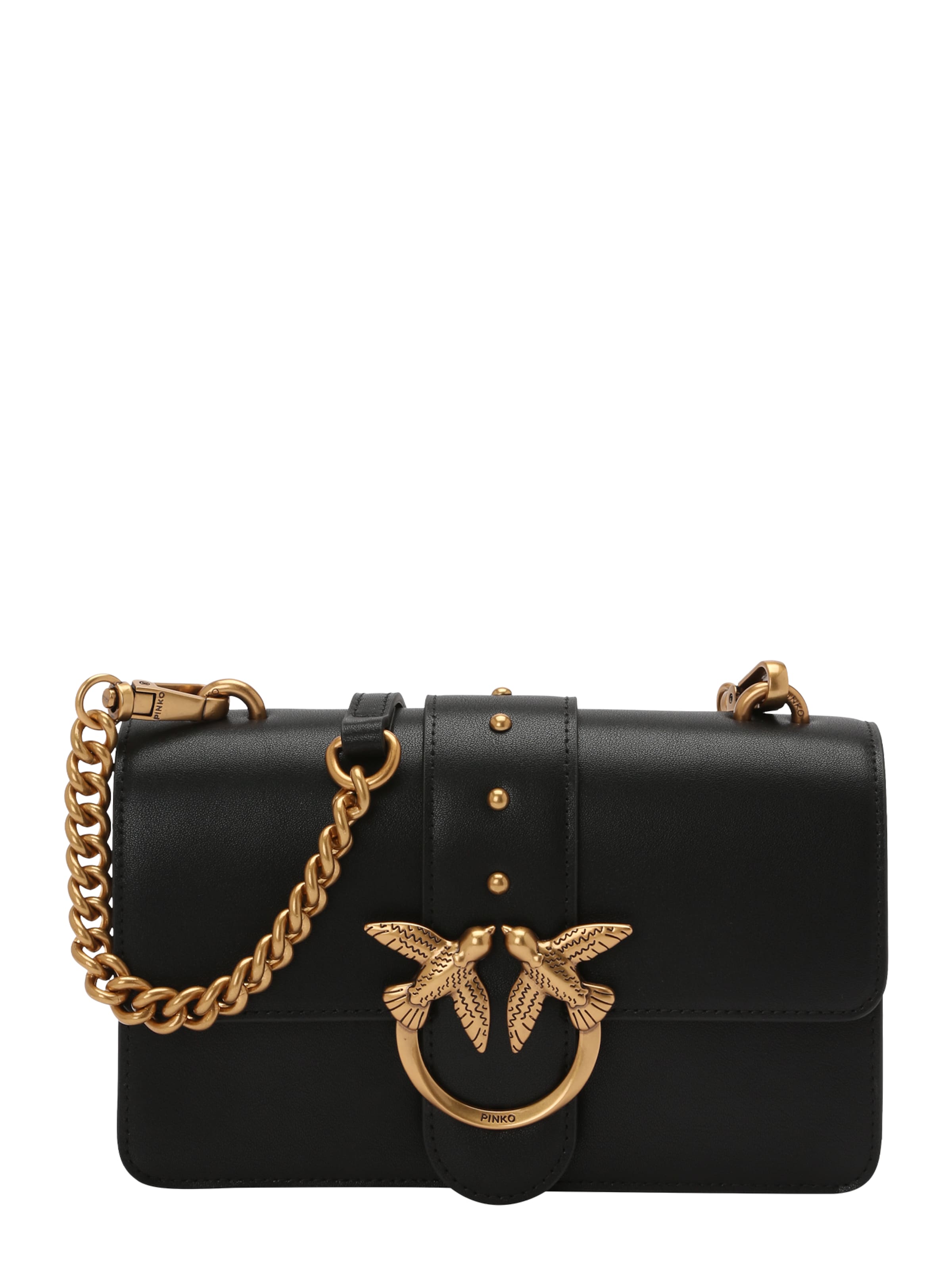 PINKO Crossbody Bag 'LOVE ONE' in Black: front