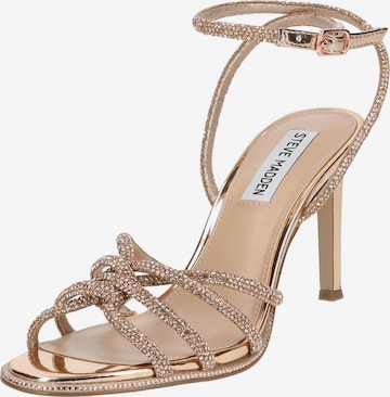 Sandales STEVE MADDEN en or : devant