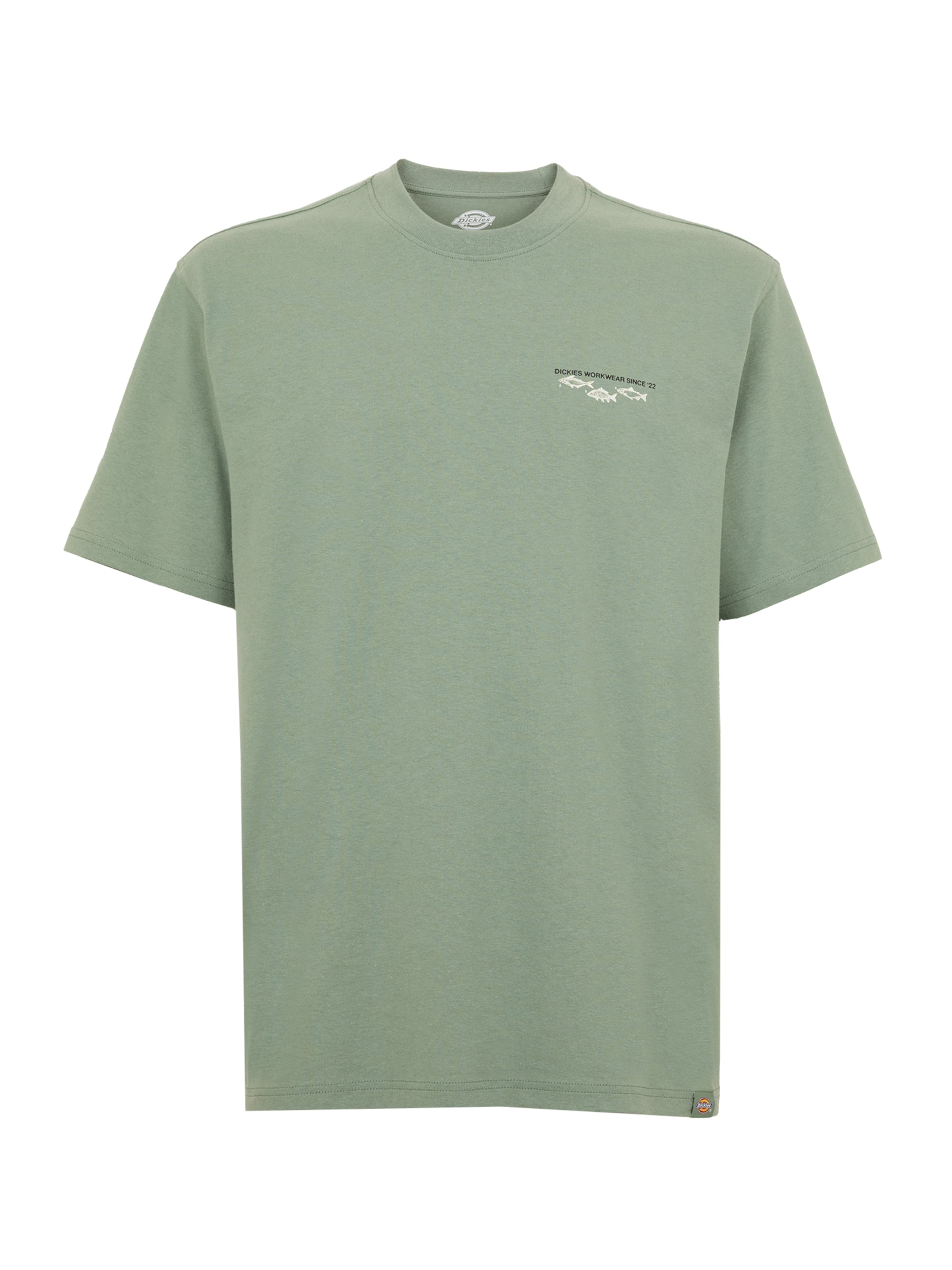 DICKIES Shirt 'Laryville' in Groen: voorkant