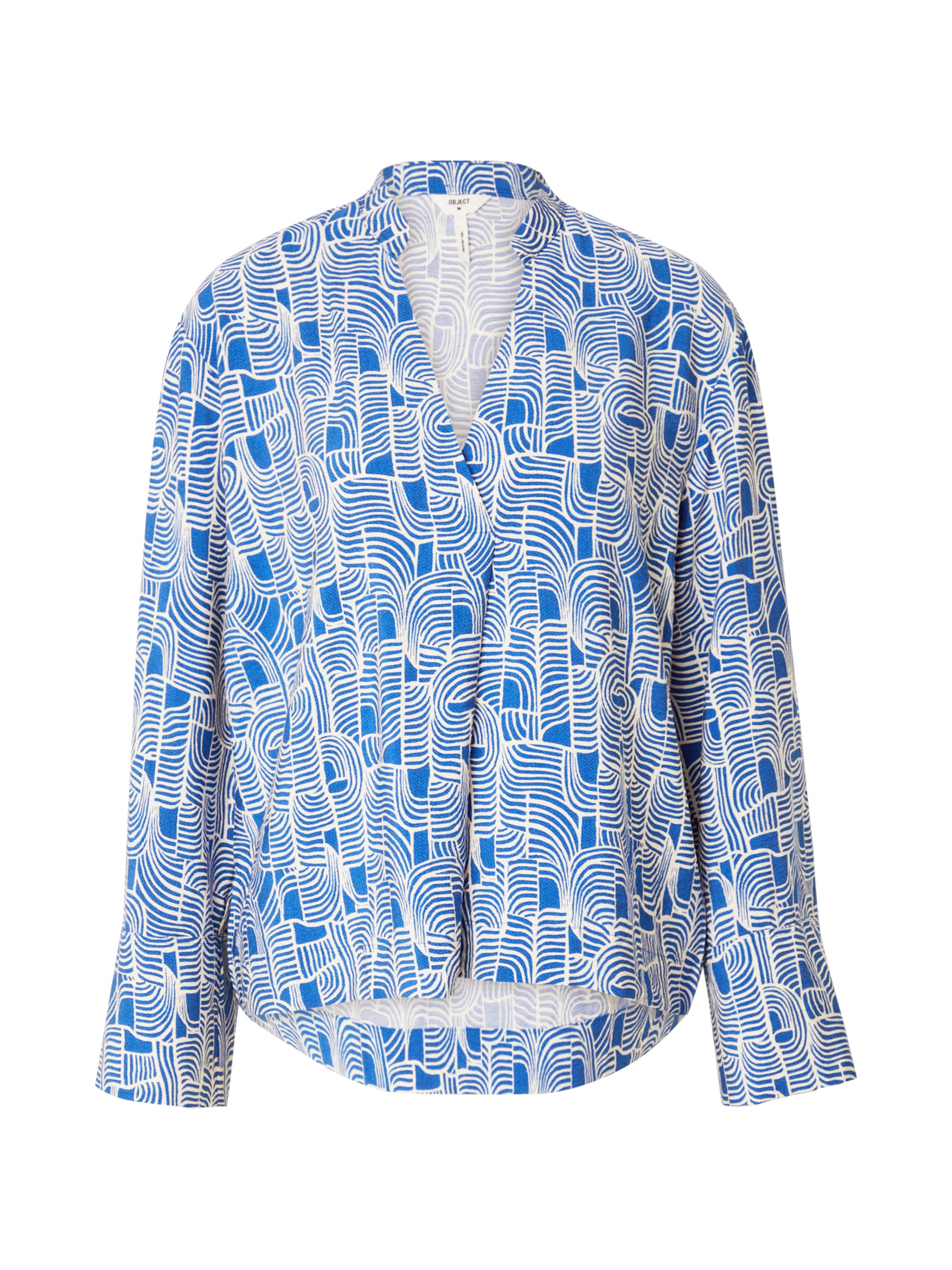 OBJECT Bluse 'DAYA' in Blau: Vorderseite